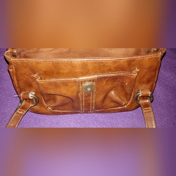 Women's Small Brown Spacious With Many Pockets Purse/Handbag - Picture 6 of 7